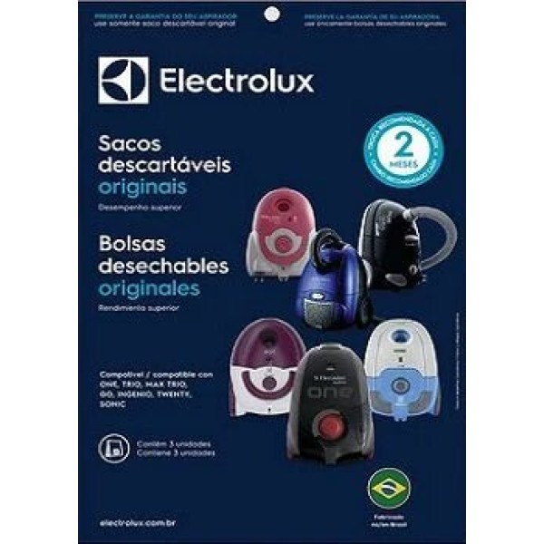 saco descartável aspirador electrolux one original